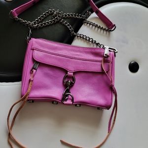 Rebecca Minkoff MAC Crossbody/Clutch Bag in Magenta